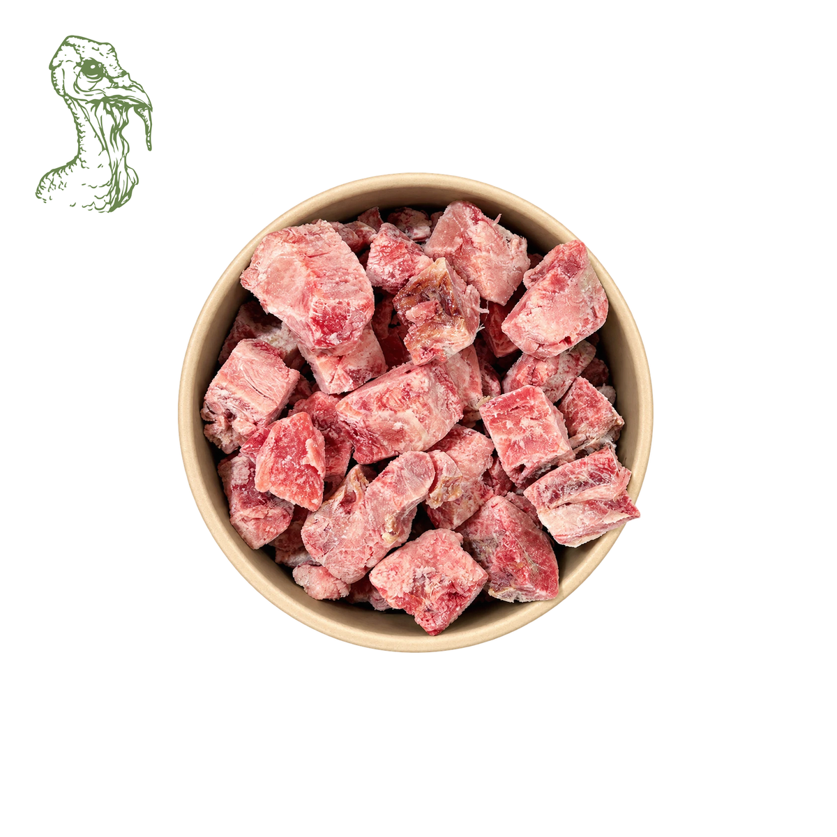 Putenmuskelfleisch Würfel, roh 1 kg, BARF für Hunde von der Pute