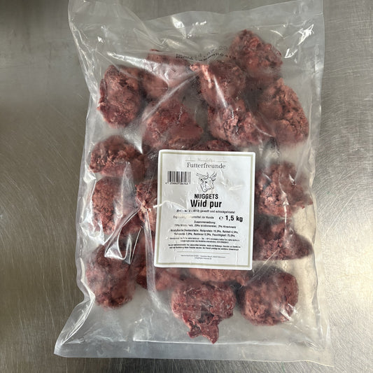 BARF-Nuggets Wild, gewolft und portioniert 1,5 kg, zweite Ansicht