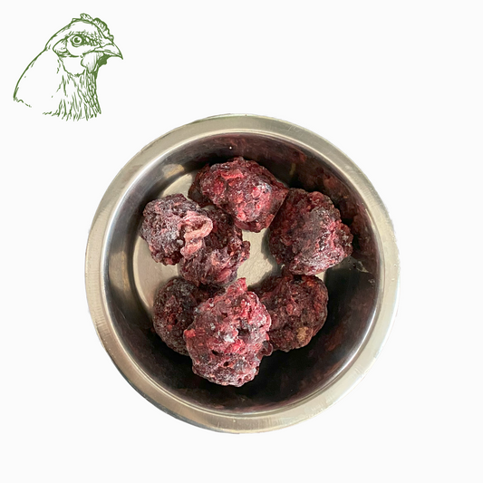 BARF-Nuggets Huhn, gewolft und portioniert (1.500g)