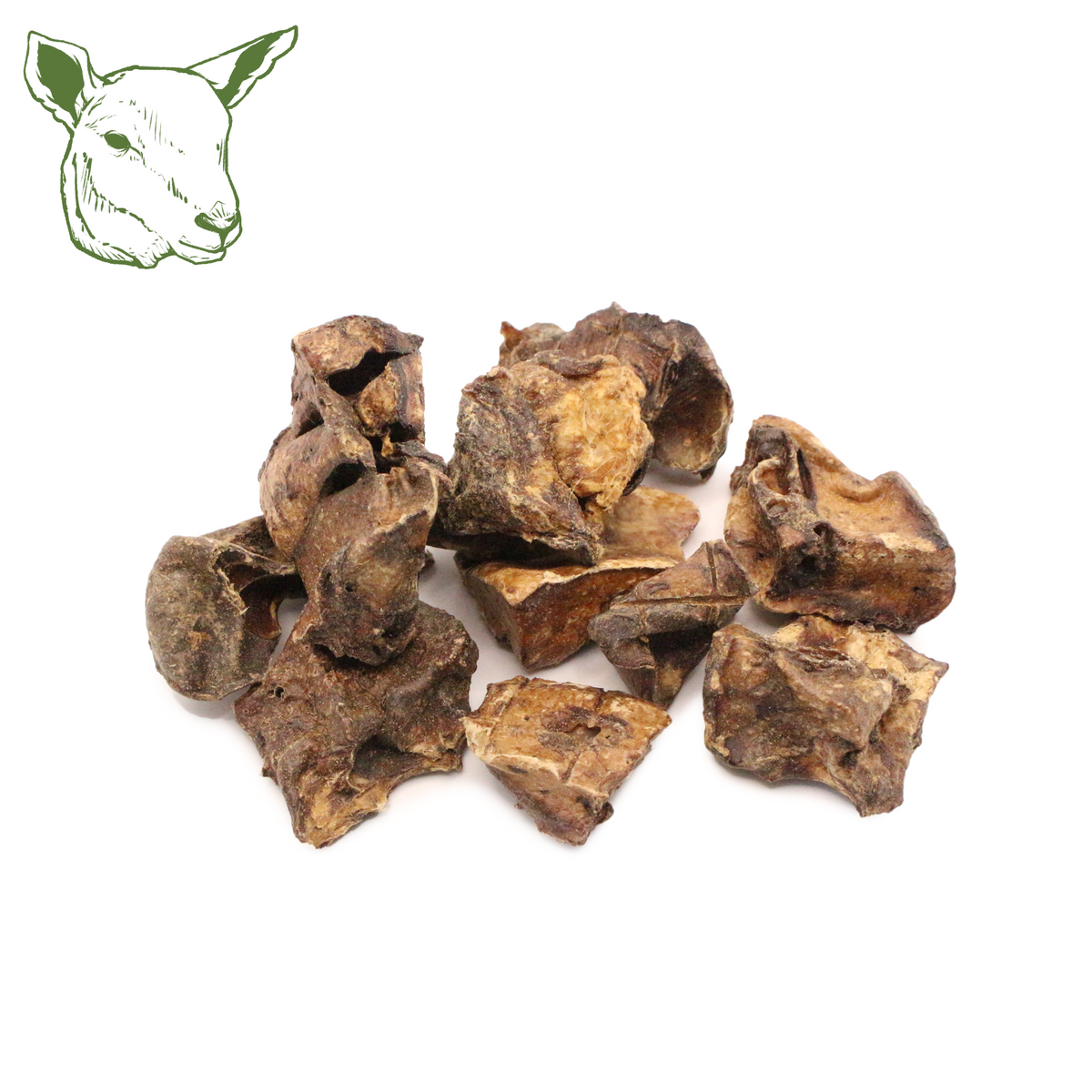 Lammlungenwürfel, getrockneter Kausnack für Hunde vom Lamm