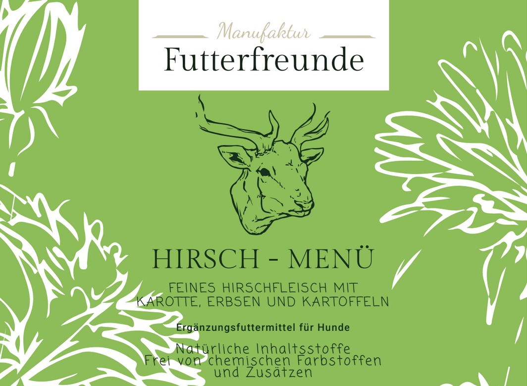 Glasmenü Hirsch, 400g