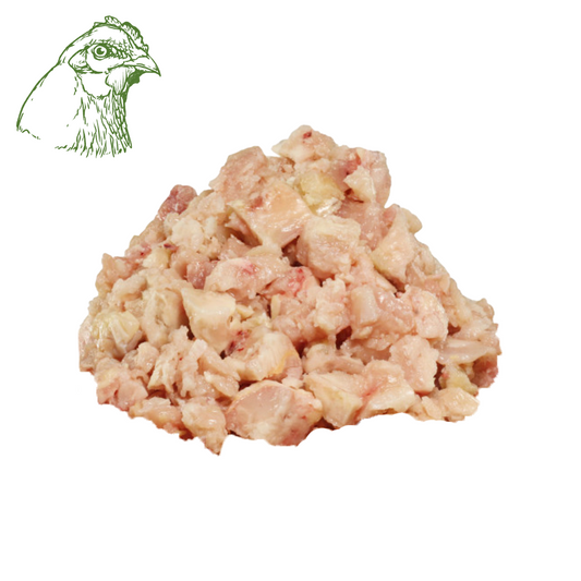 Hühnermuskelfleisch Würfel, roh (1KG, 2KG)