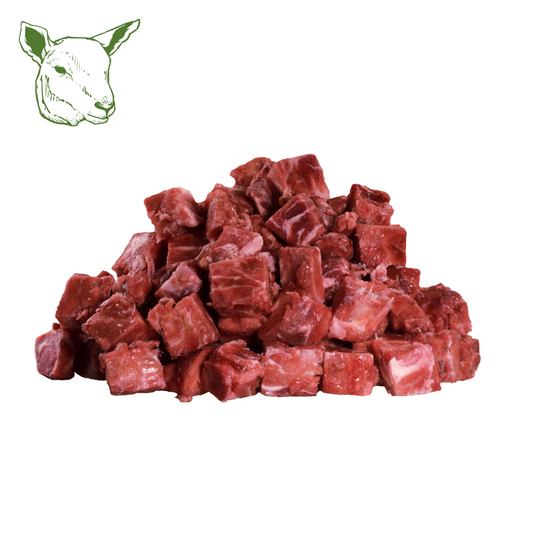 Lammmuskelfleisch Würfel, roh (1KG, 2KG)