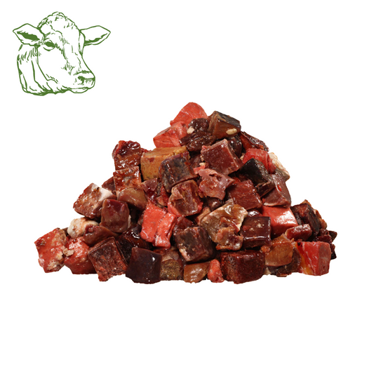 Rinderinnereienmix Würfel, roh (1KG, 2KG)