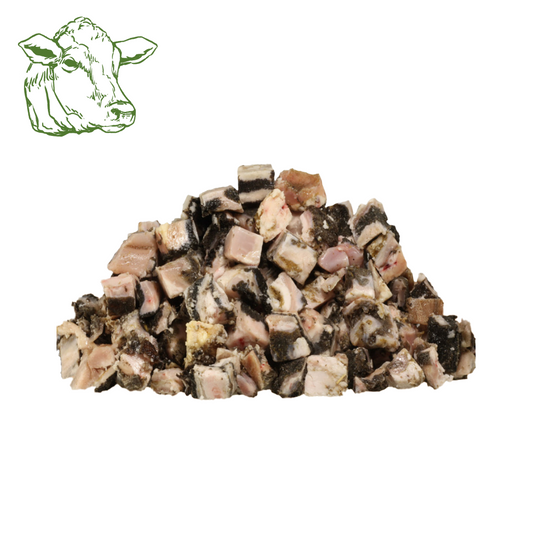 Rinderpansen Würfel, roh (1KG, 2KG)