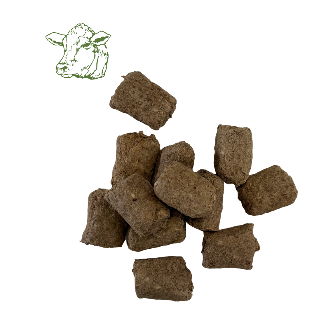 Stockbarf, gefriergetrocknetes BARF-Menü in Nuggetform