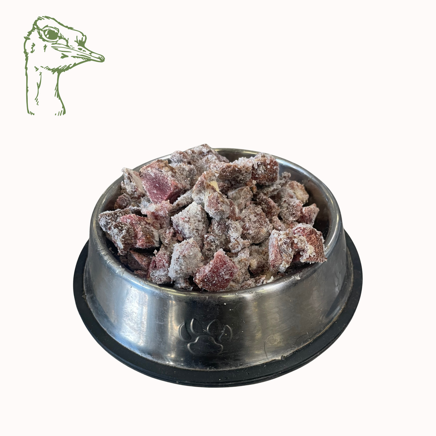 Straußenfleisch Würfel, roh