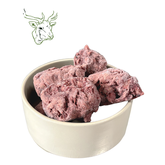 BARF-Nuggets Wild, gewolft und portioniert 1,5 kg, BARF für Hunde vom Wild
