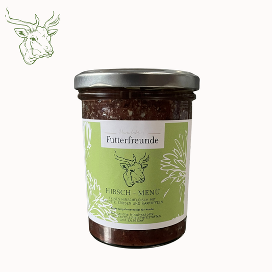 Glasmenü Hirsch, 400g