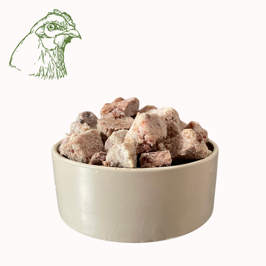 Hühnerinnereienmix Würfel, roh