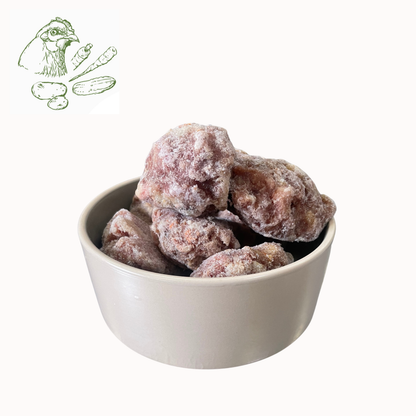 BARF-Nuggets Huhn & Gemüse, gewolft und portioniert (1.500g)