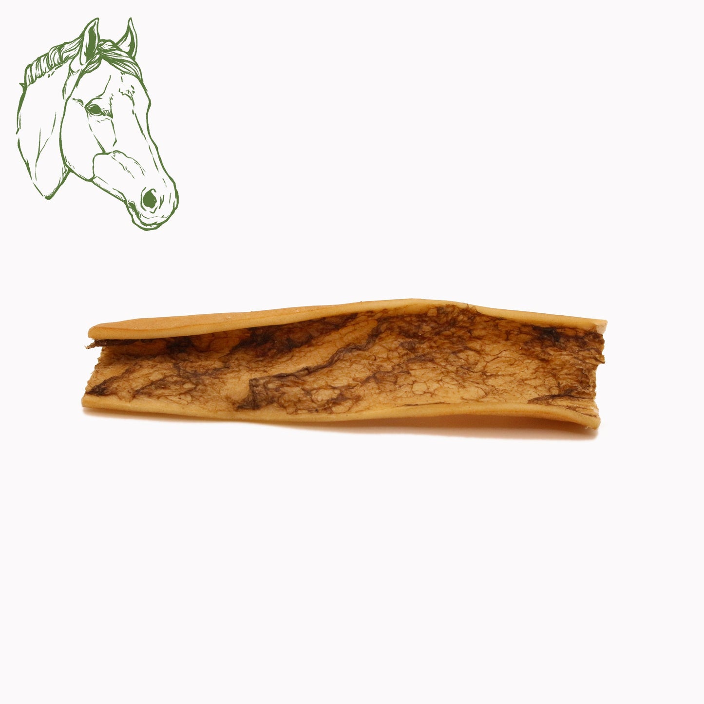 Pferdekopfhaut ohne Fell (250 g, 500 g, 1 kg)