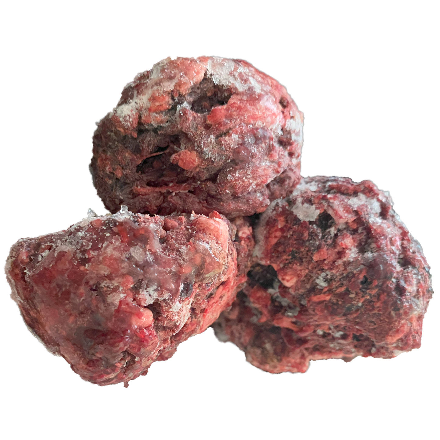 BARF-Nuggets Pferd, gewolft und portioniert