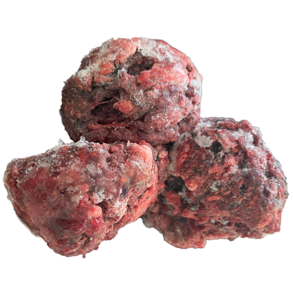BARF-Nuggets Rind, gewolft und portioniert
