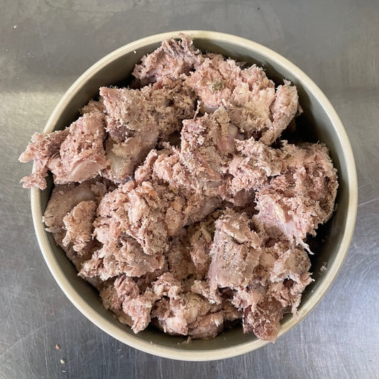 Rindfleisch, gekocht und grob gewolft (500g)