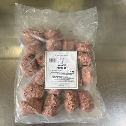 BARF-Nuggets Huhn, gewolft und portioniert (1.500g)