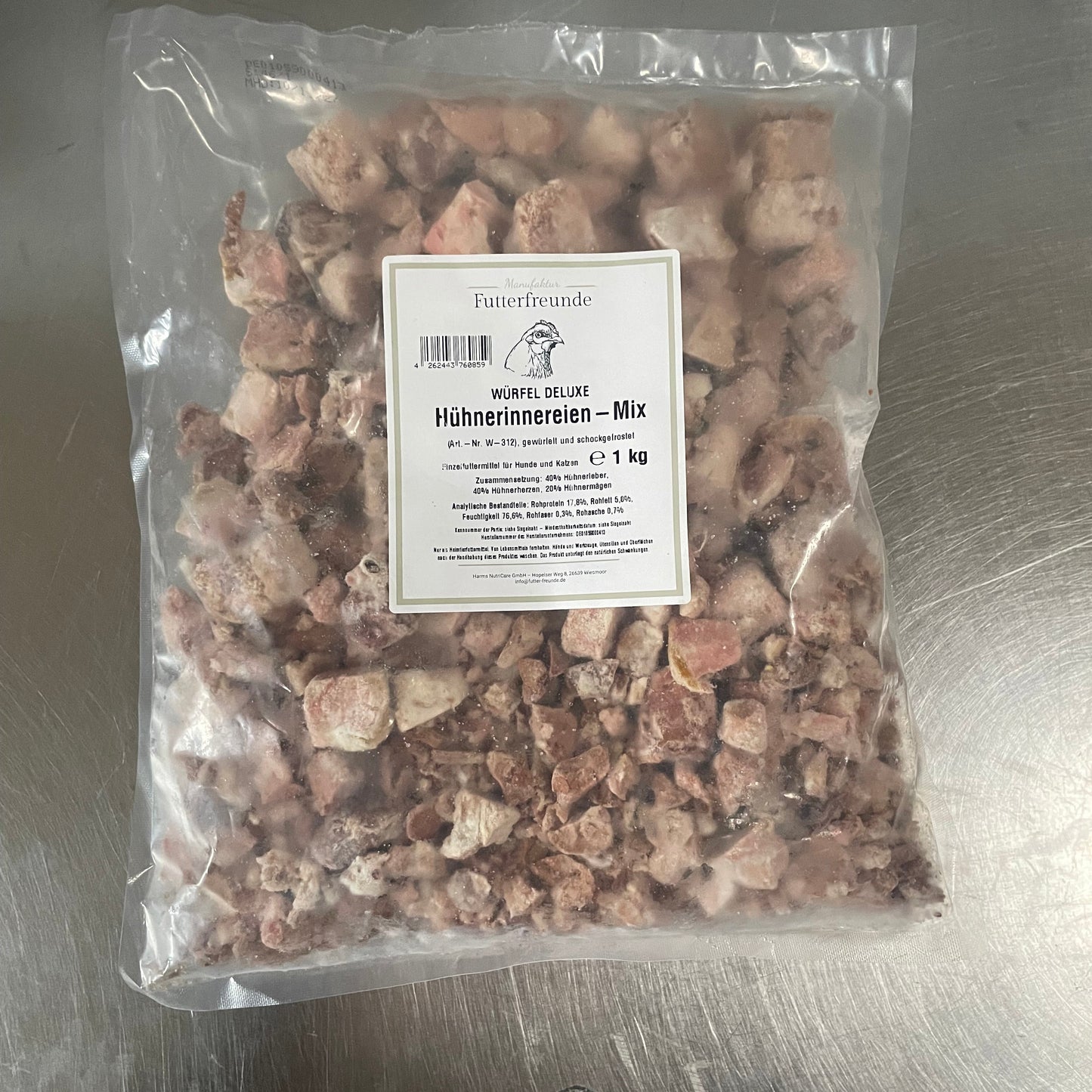 Hühnerinnereien Mix Würfel, roh (1KG, 2KG)