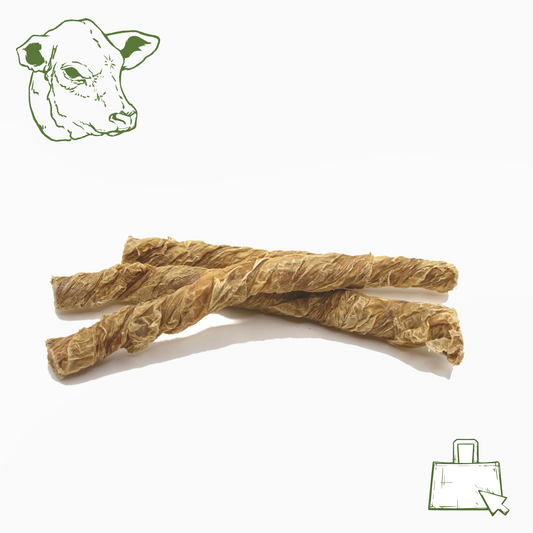 Kälberblase gedreht (Stk., 100g, 250g, 500g, 1 Kg)