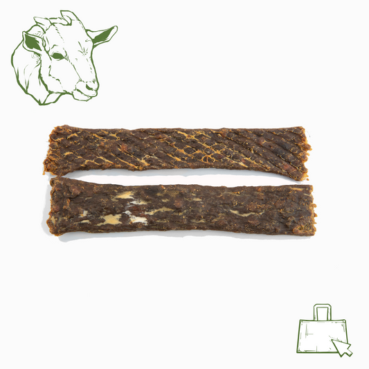 Ziegenfleischstreifen (100 g, 250 g, 500 g, 1 kg)