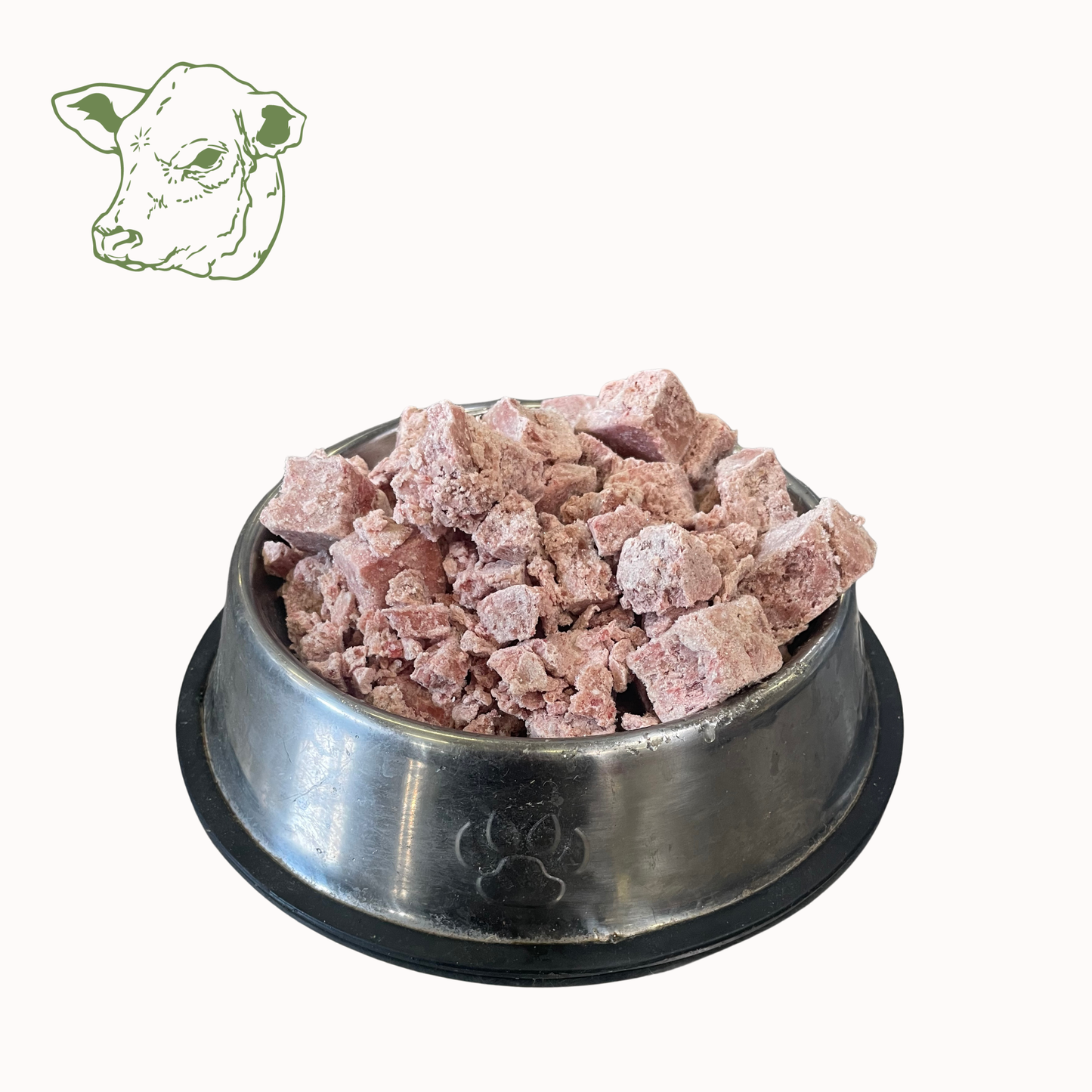 Kalbsbrustbein Würfel, roh