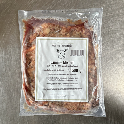 Lamm-Mix, roh und gewolft