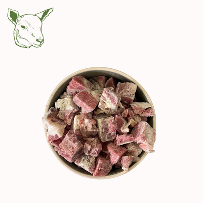 Lammmuskelfleisch Würfel, roh (1KG, 2KG)