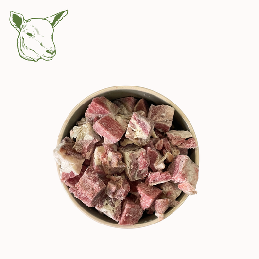 Lammmuskelfleisch Würfel, roh (1KG, 2KG)