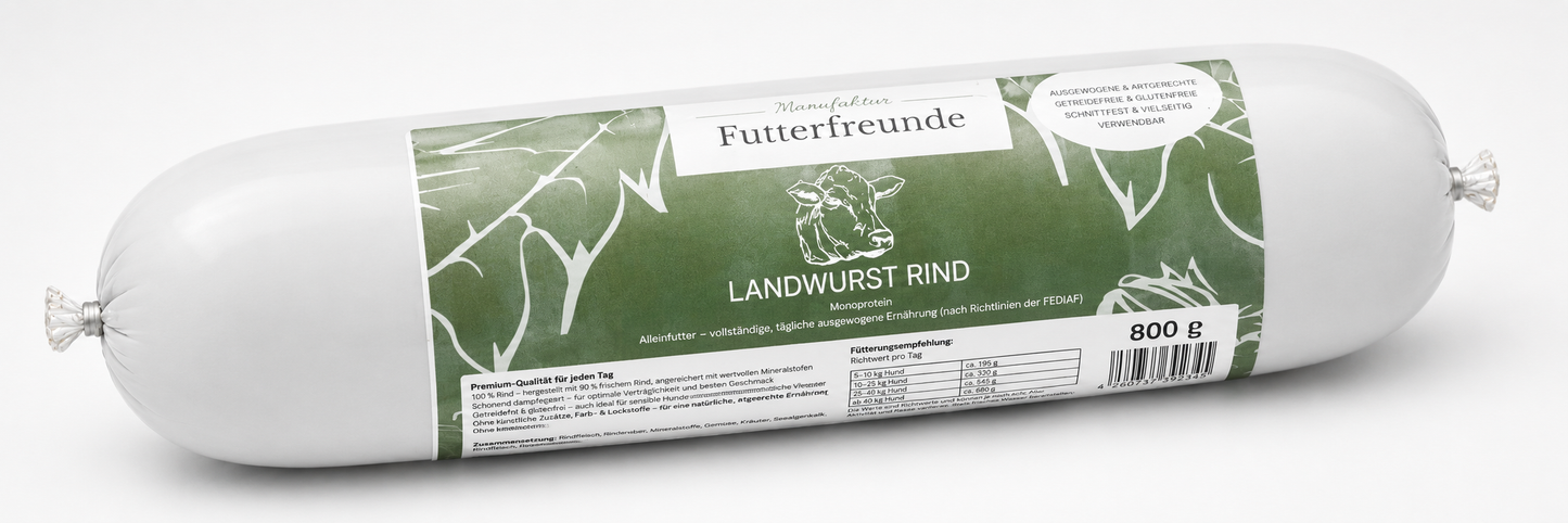 Landwurst Rind & Gemüse 800g
