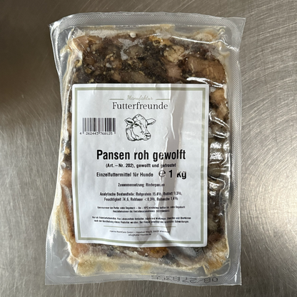 Rinderpansen, roh gewolft (500g, 1 KG)