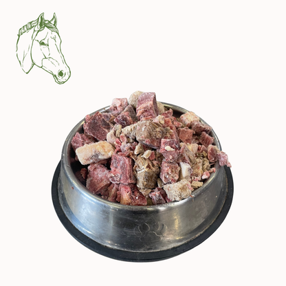 Pferdemix Würfel, roh (1KG)