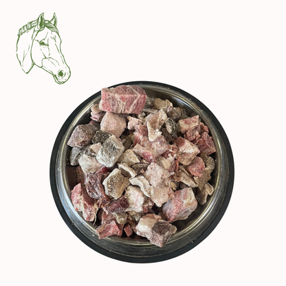 Pferdemix Würfel, roh (1KG)