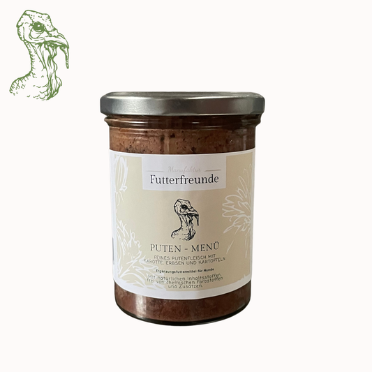 Glasmenü Pute, 400g