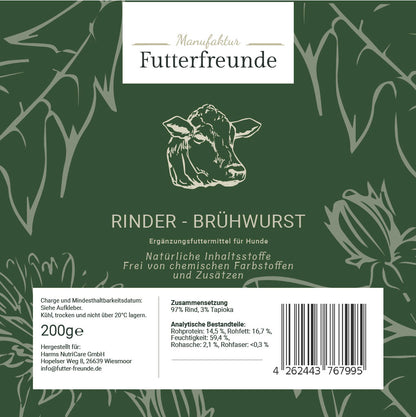 Brühwürste in verschiedenen Sorten und Größen