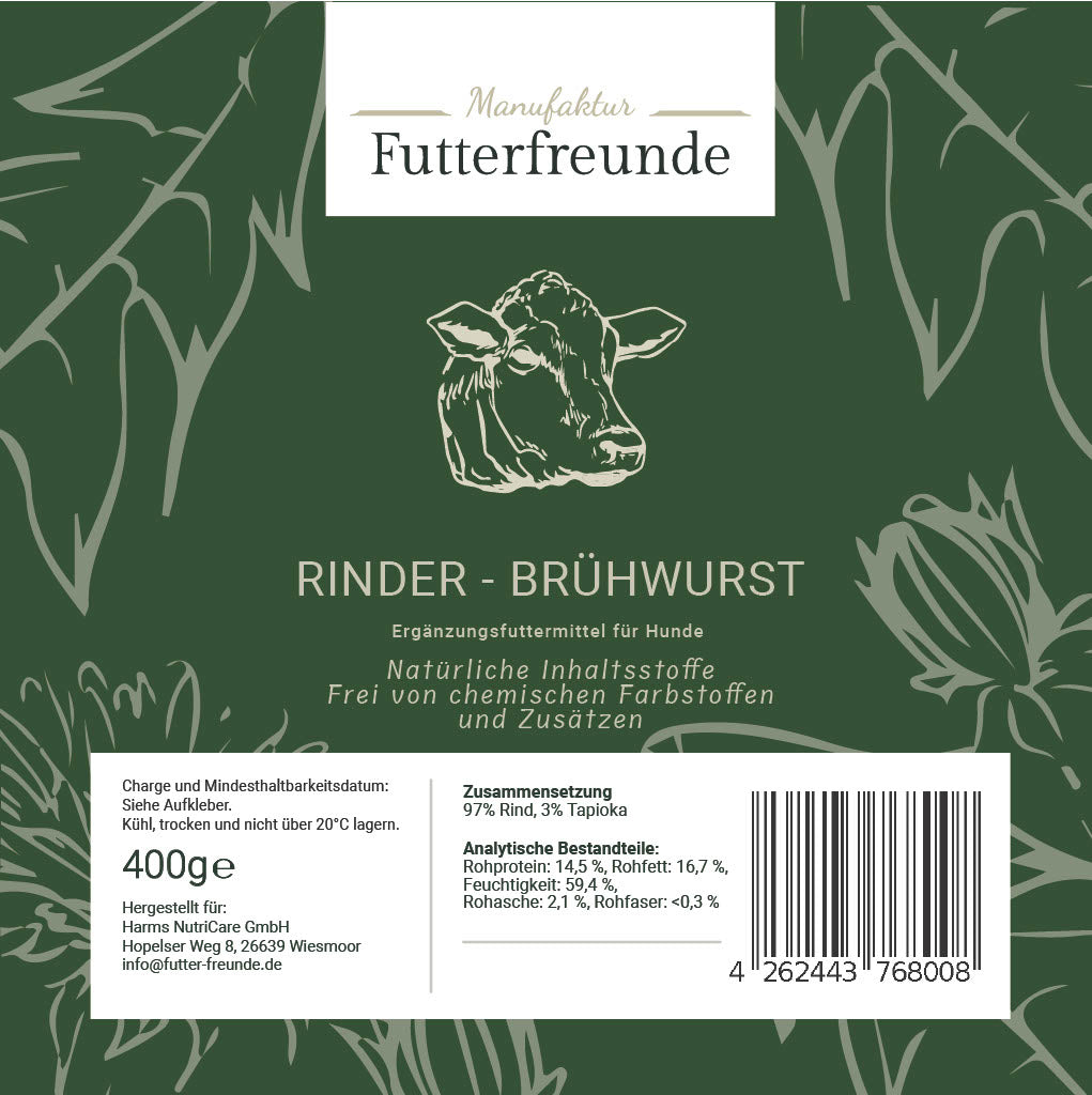 Brühwürste in verschiedenen Sorten und Größen
