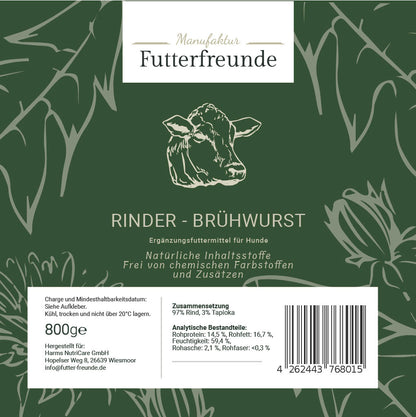 Brühwürste in verschiedenen Sorten und Größen