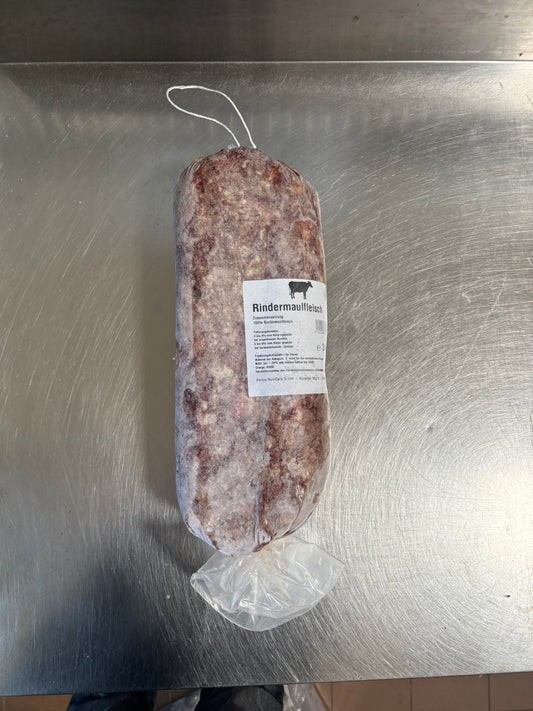 Rindermaulfleisch 3 kg, BARF für Hunde vom Rind