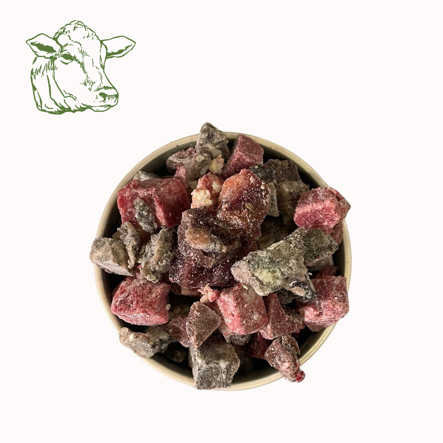 Rindermix Würfel, roh (1KG, 2KG)