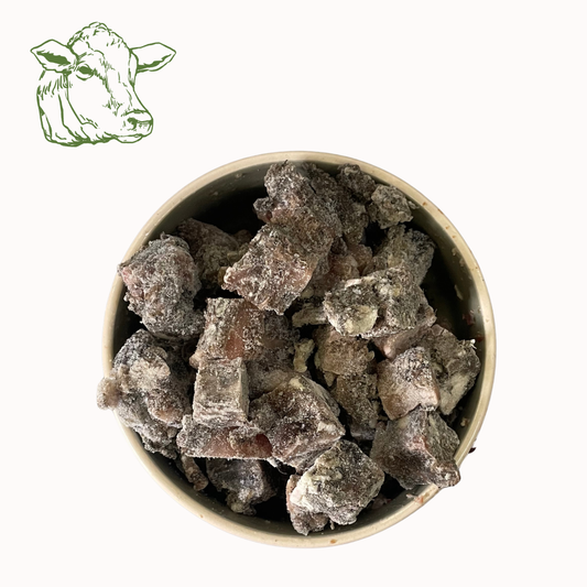 Rinderpansen Würfel, roh (1KG, 2KG)