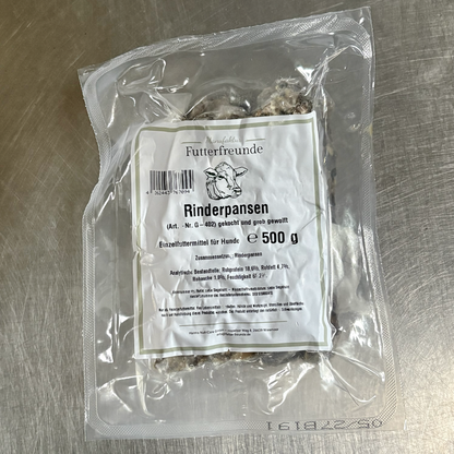 Rinderpansen, gekocht und grob gewolft (500g)