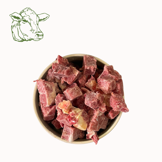 Rindermuskelfleisch Würfel, roh (1KG, 2KG)