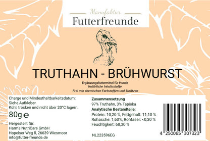 Brühwürste in verschiedenen Sorten und Größen