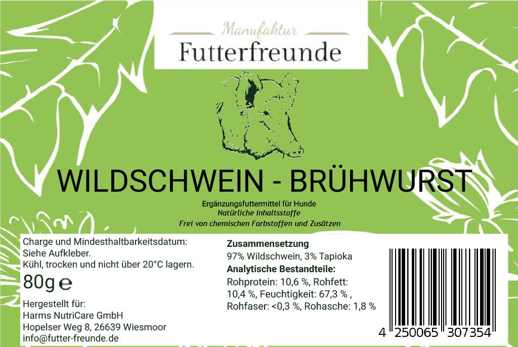 Brühwürste in verschiedenen Sorten und Größen