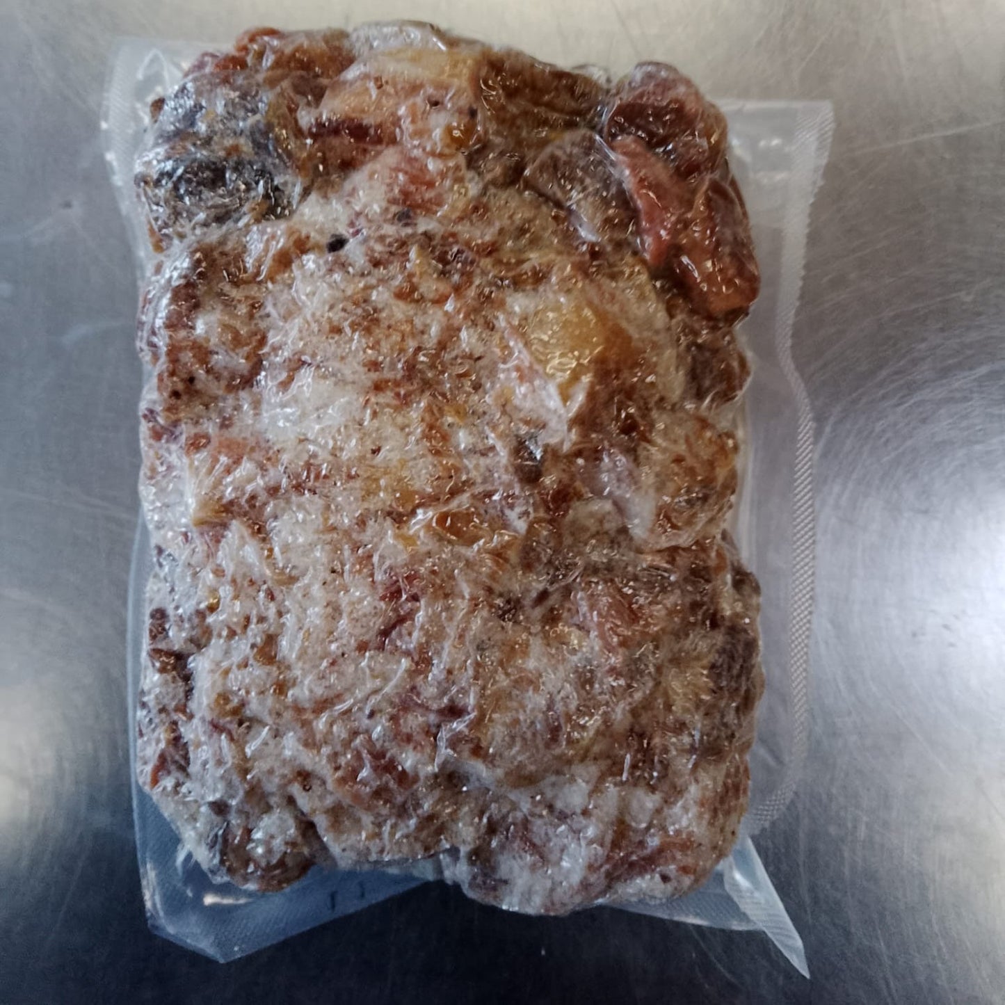 Wildfleisch, gekocht und gewürfelt