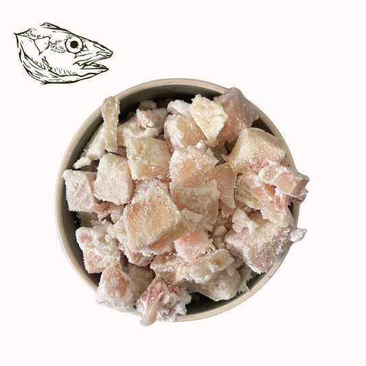Weißfisch Würfel, roh