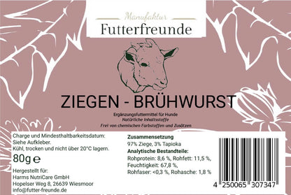 Brühwürste in verschiedenen Sorten und Größen