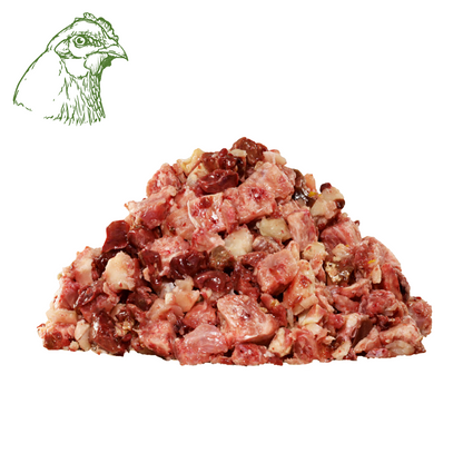 Hühnermix Würfel, roh