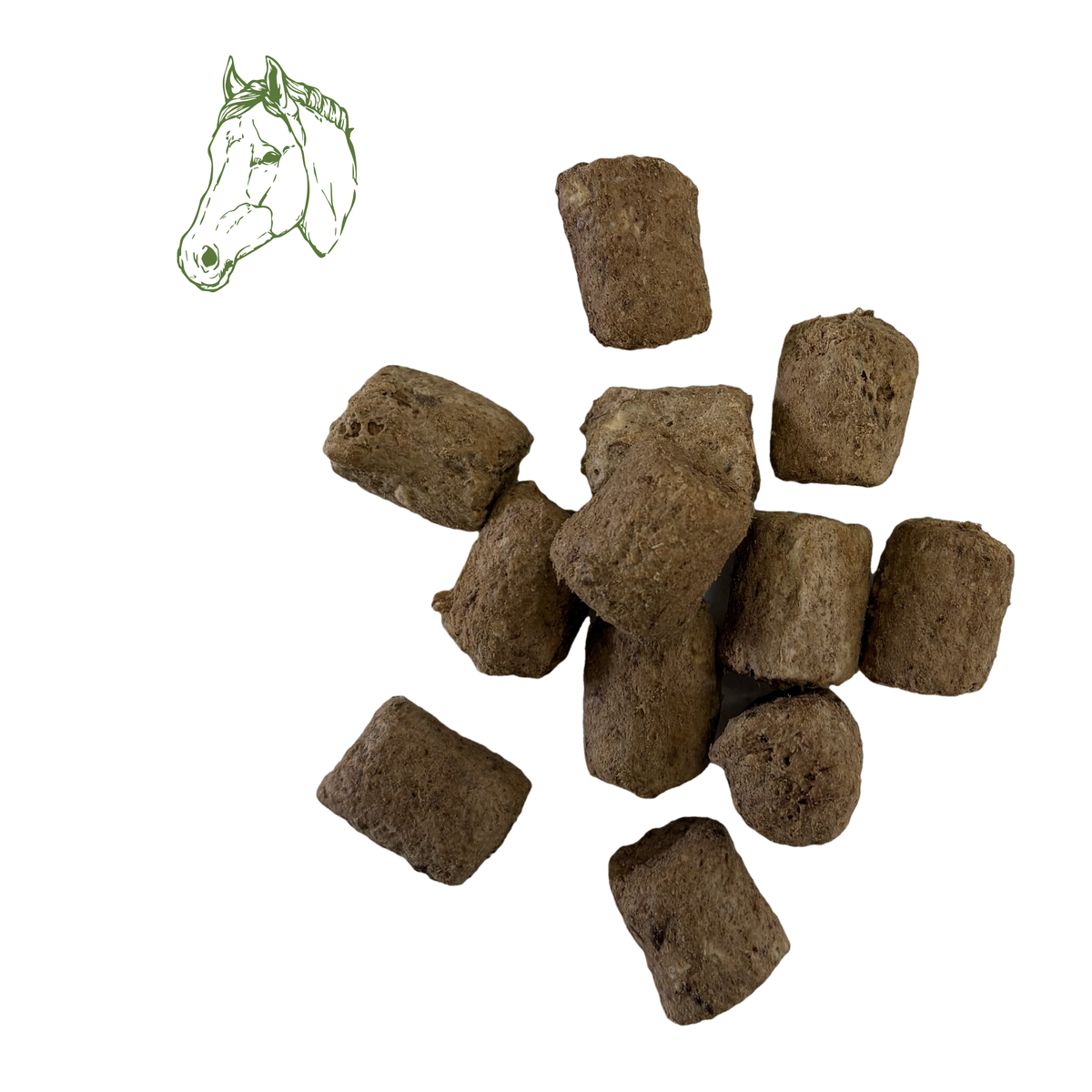 Stockbarf Pferd & Gemüse, gefriergetrocknetes BARF-Menü für Hunde