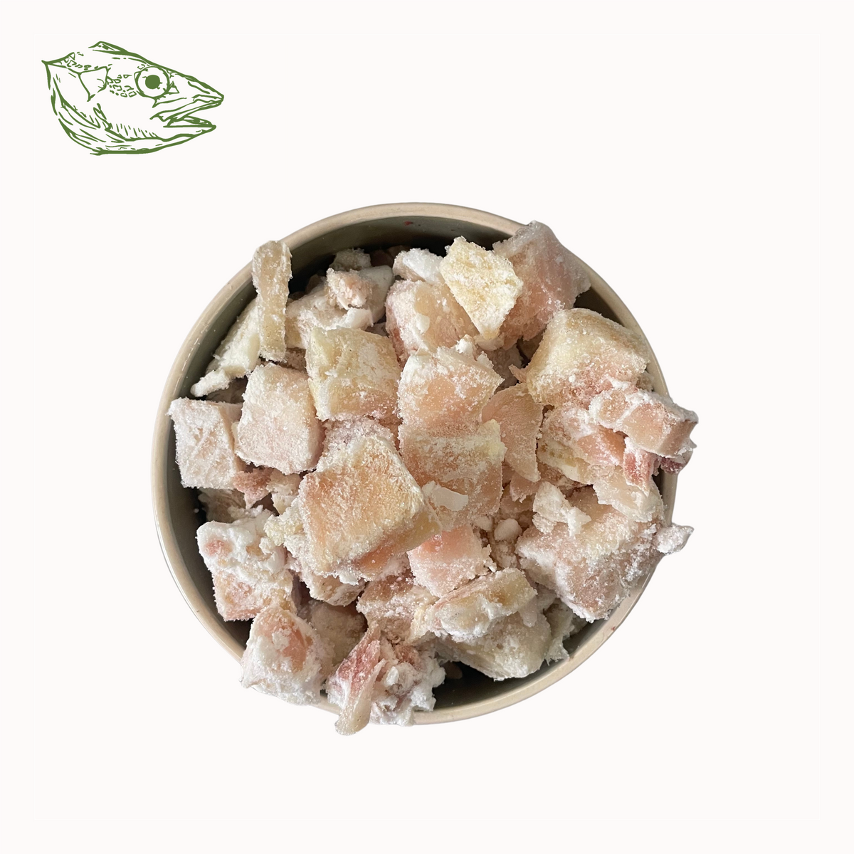 Weißfisch Würfel, roh